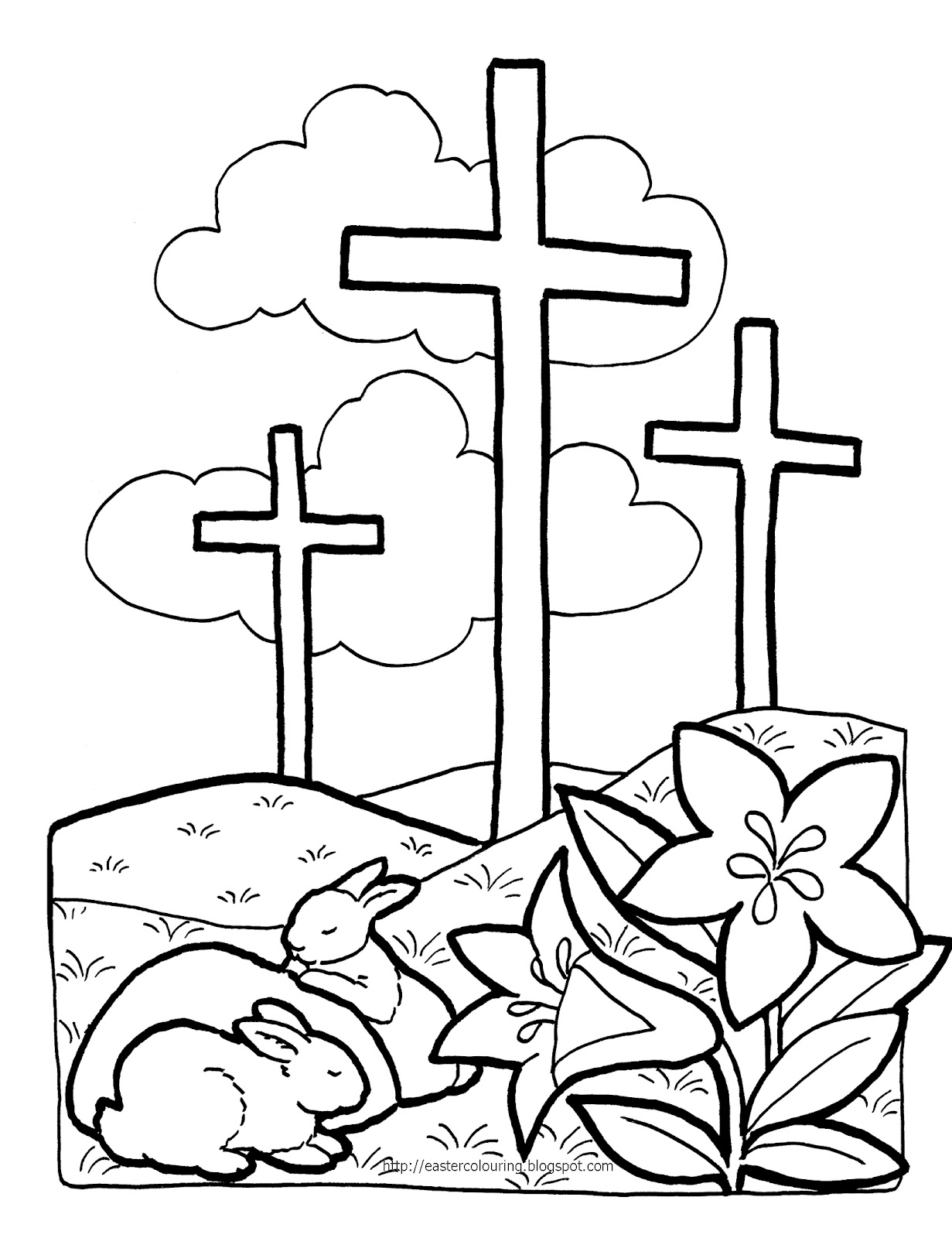 free black and white religious easter clip art - photo #5