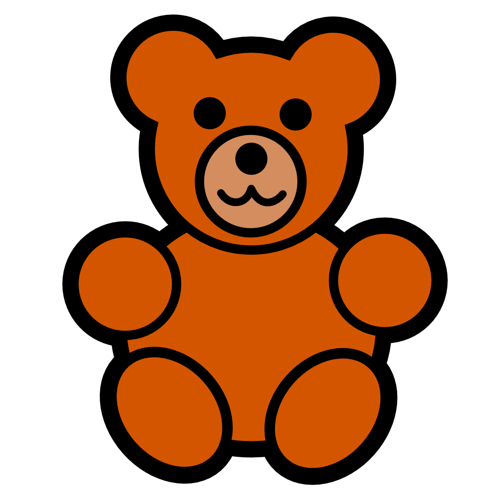 Clip Art: Dy Bear Icon Teddy Bear Animal ...