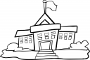 Royalty Free School House Clipart