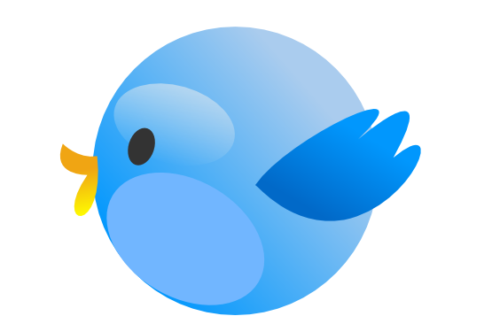 Clip Art: tweet twitter bird 2 clipartist.net ...