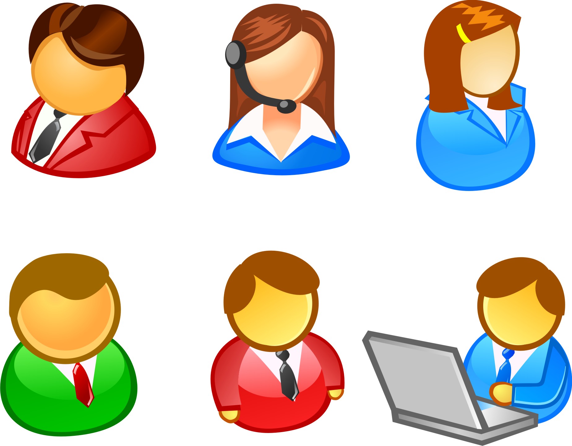 People user icon vector Free Vector