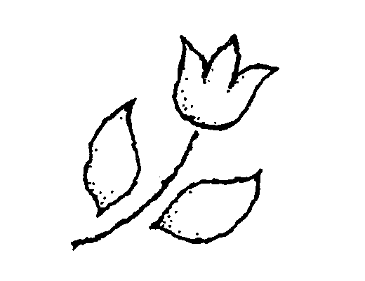 tulip clip art free black and white - photo #27