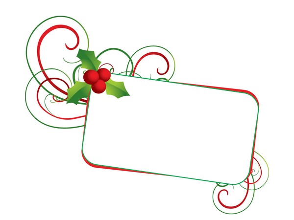 Christmas Mistletoe Banner Vector Graphic - Christmas Vector ...