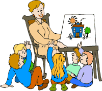 School circle time clipart