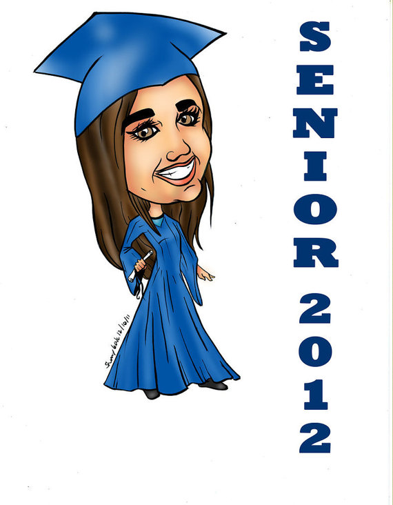 Personalized Caricature Graduation Gift by CaricaturesByEmail