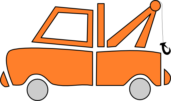 Recovery truck clipart