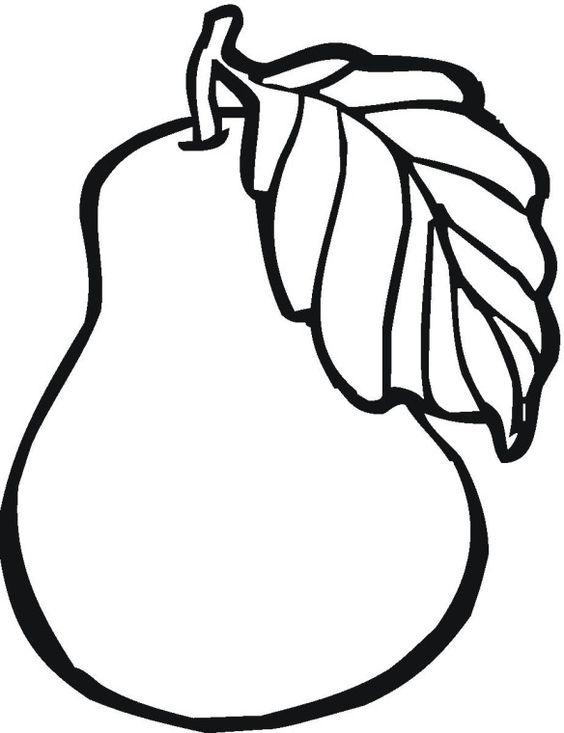 pear-template-clipart-best