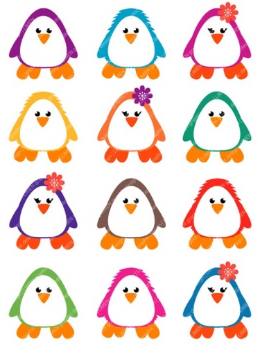 Clip Art - Kawaii Penguins - Digital Illustration - Personal and ...
