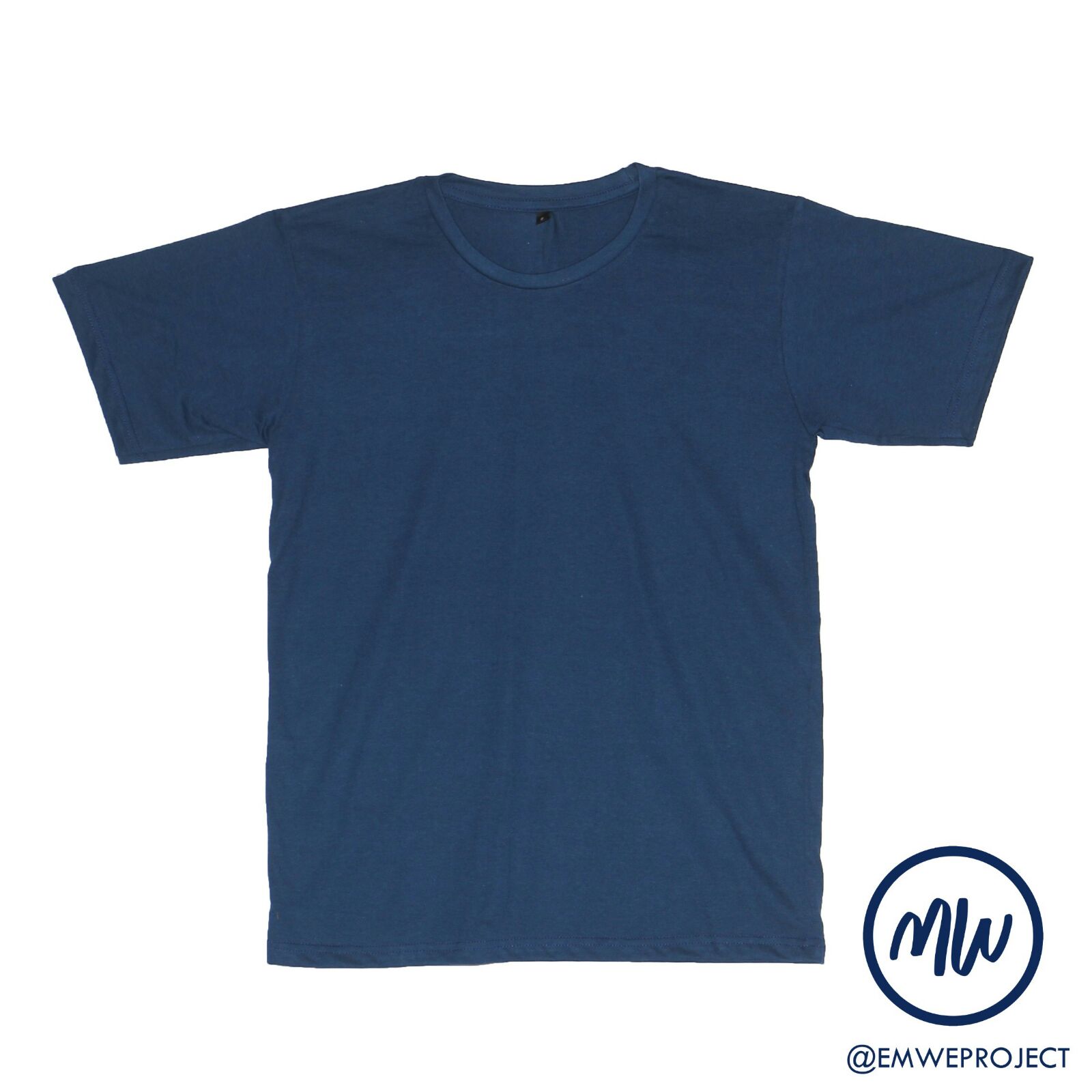 Jual Kaos Polos Warna Biru Dongker - Emwe Project Clothing | Tokopedia