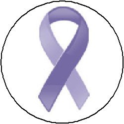 Amazon.com: Periwinkle Blue Awareness Ribbon 1.25" MAGNET ...