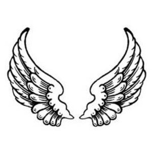 Angel wing clipart free