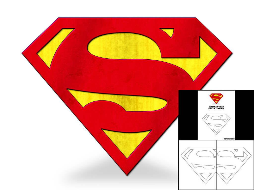 Superman Template ClipArt Best