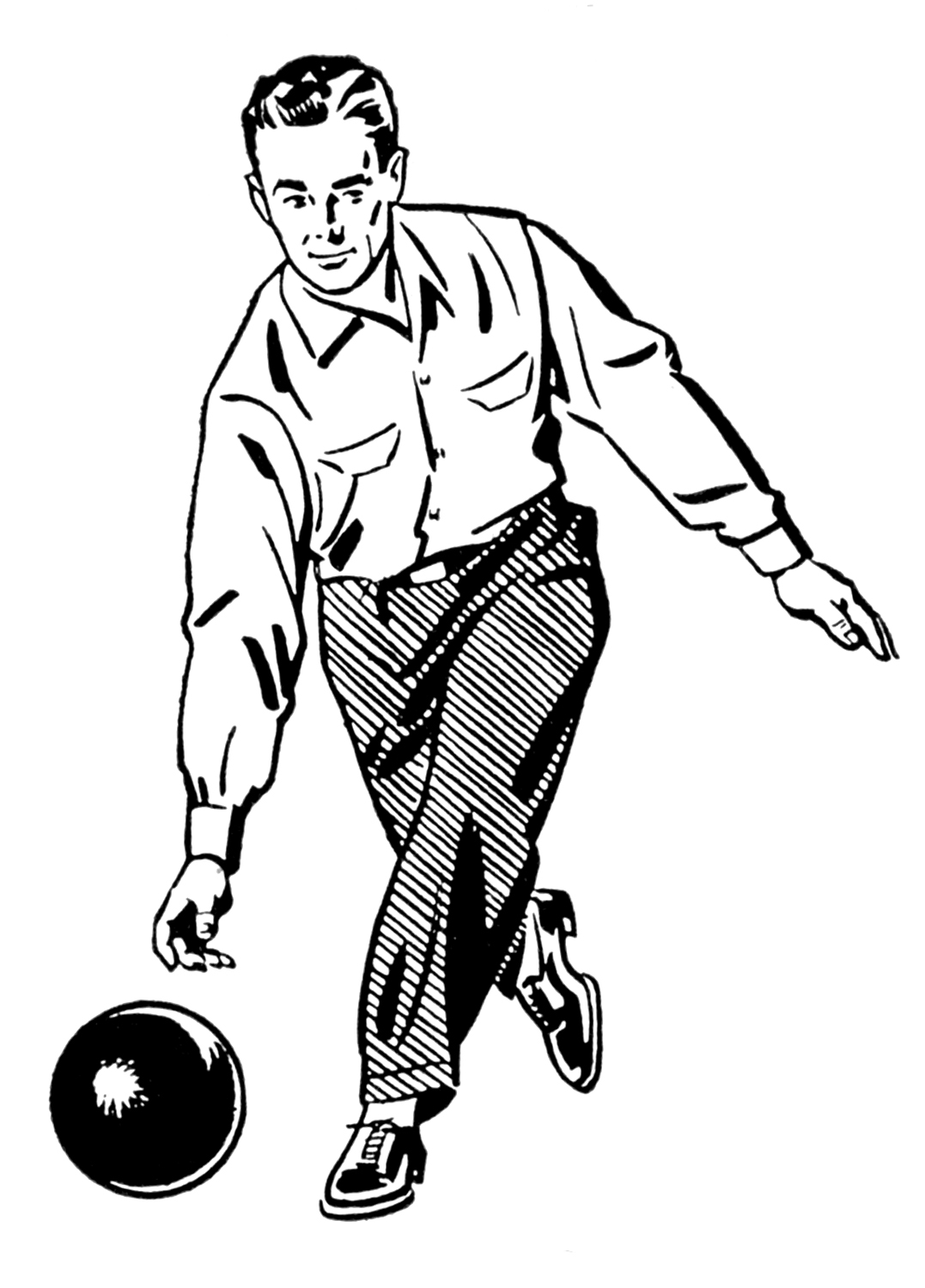 Bowling ball bowling pin and ball clip art bowling cliparts image ...