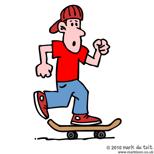 Clipart Skateboard - Tumundografico