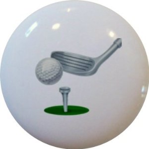 Golf Club Ball Tee Ceramic Cabinet Drawer Pull Knob - Amazon.