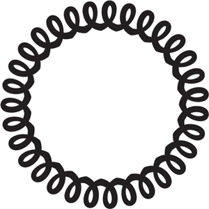 Silhouette Online Store - View Design #5350: spiral circle border ...