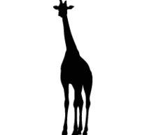 Giraffe Silhouette Clipart - Free to use Clip Art Resource
