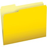 Amazon.com : Smead File Folder, 1/3-Cut Tab, Letter Size, Yellow ...