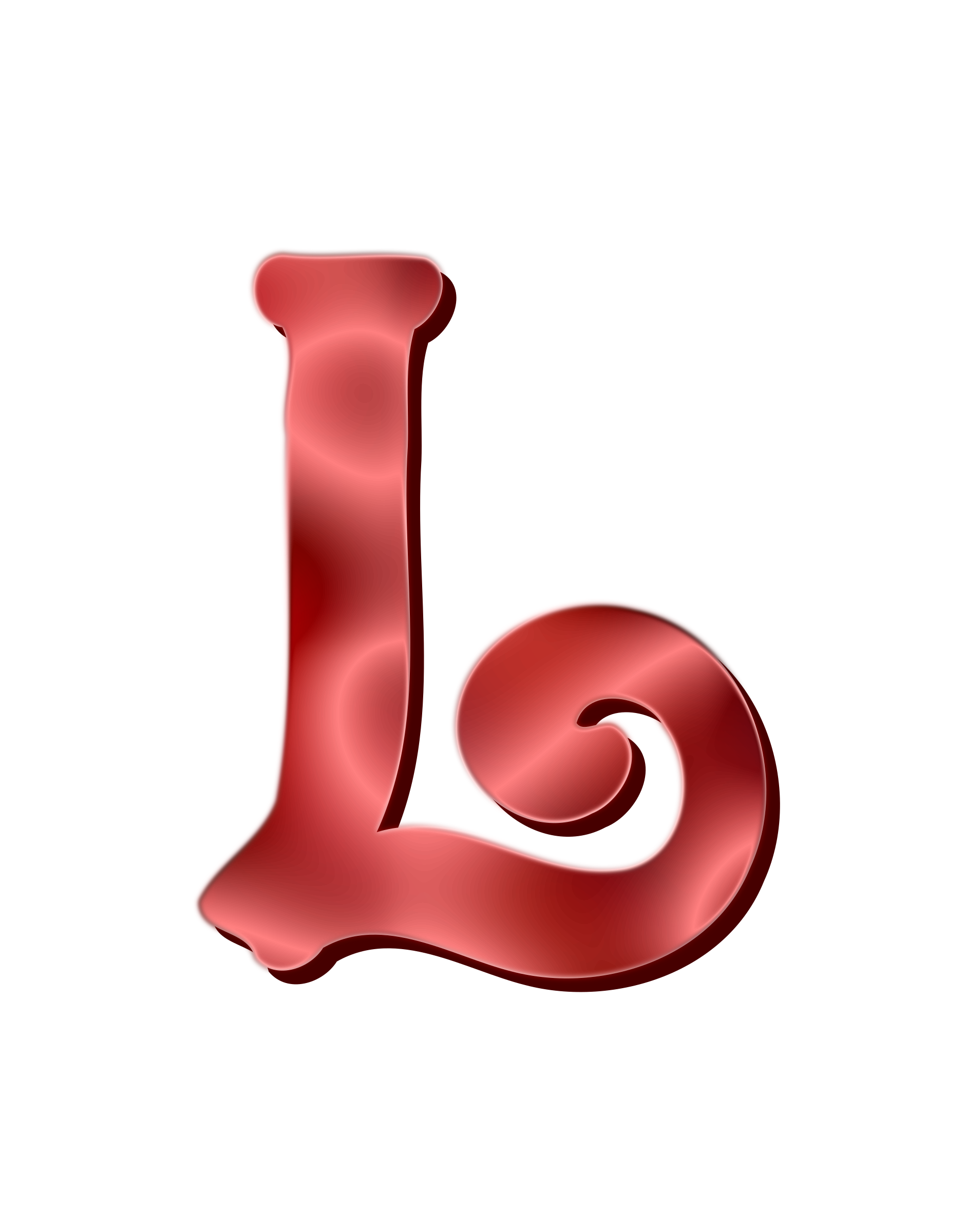 Clipart letter l