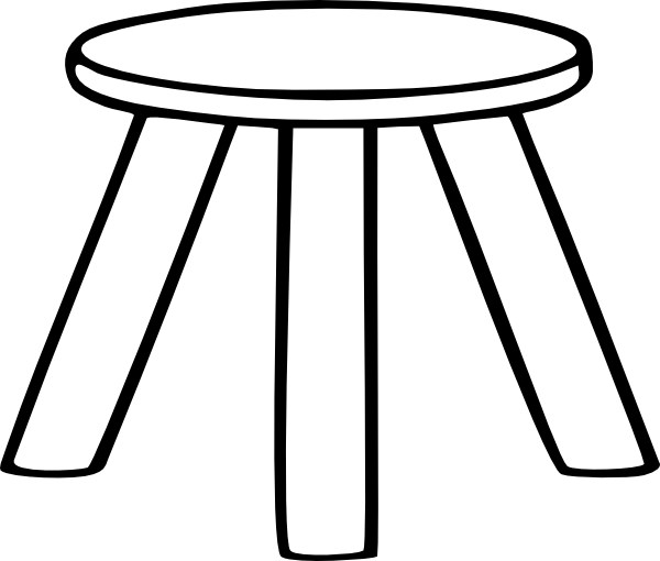 3 Legged Stool Template ClipArt Best