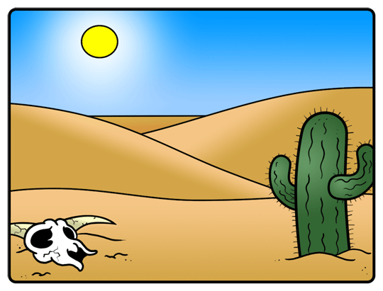 Cartoon Desert Animals