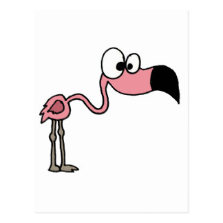 Funny Pink Flamingo Cartoons Gifts on Zazzle