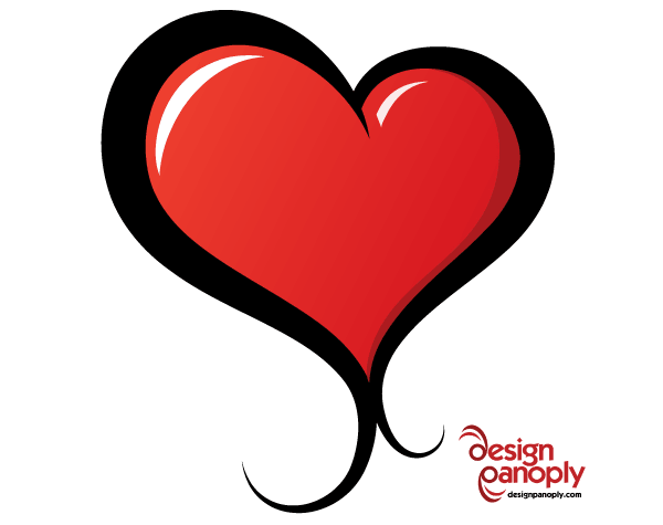 Red Heart Vector Illustrated Free | Download Free Vector Art ...