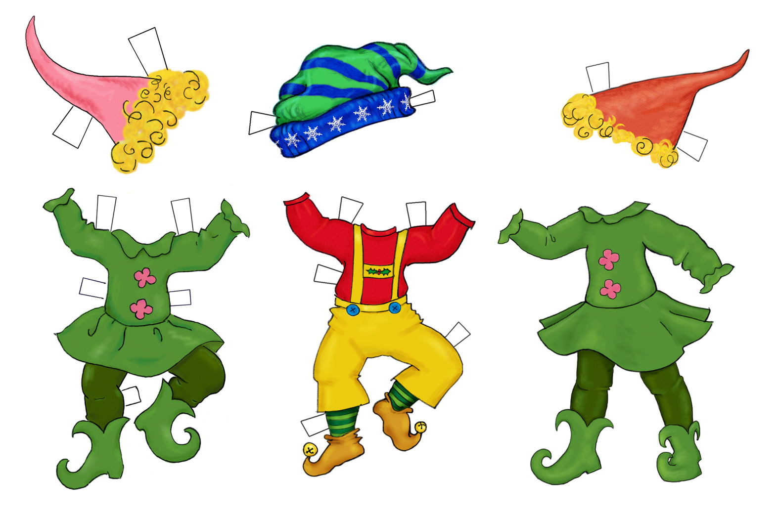 happy elves clipart - photo #6