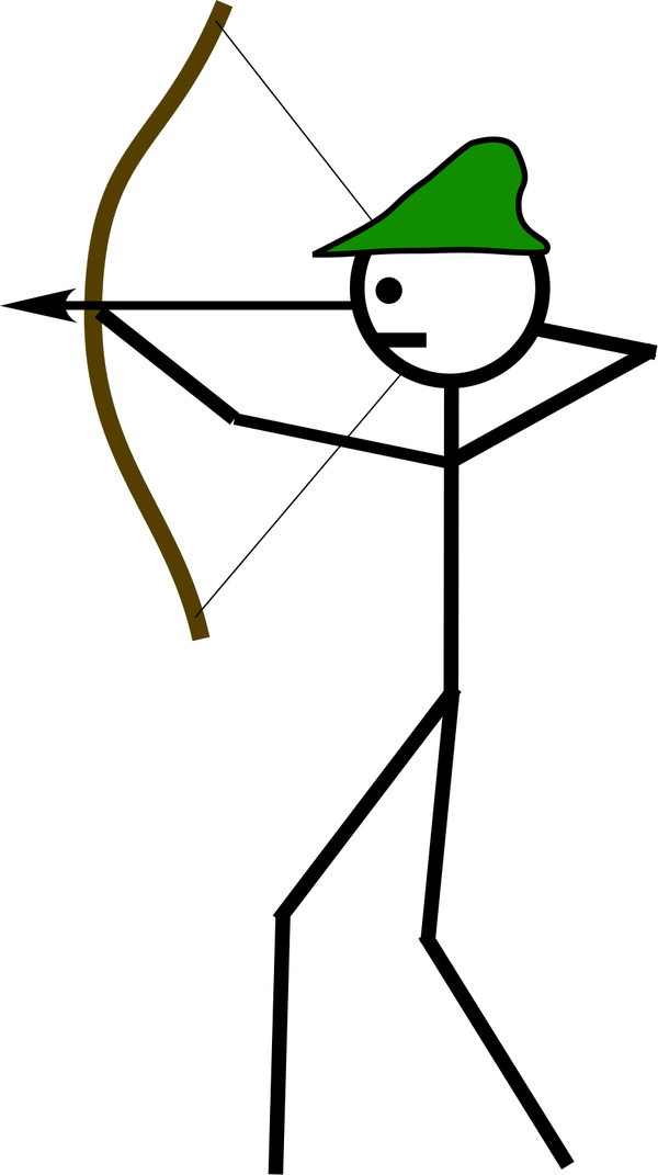 1,682 views Archer stick figure