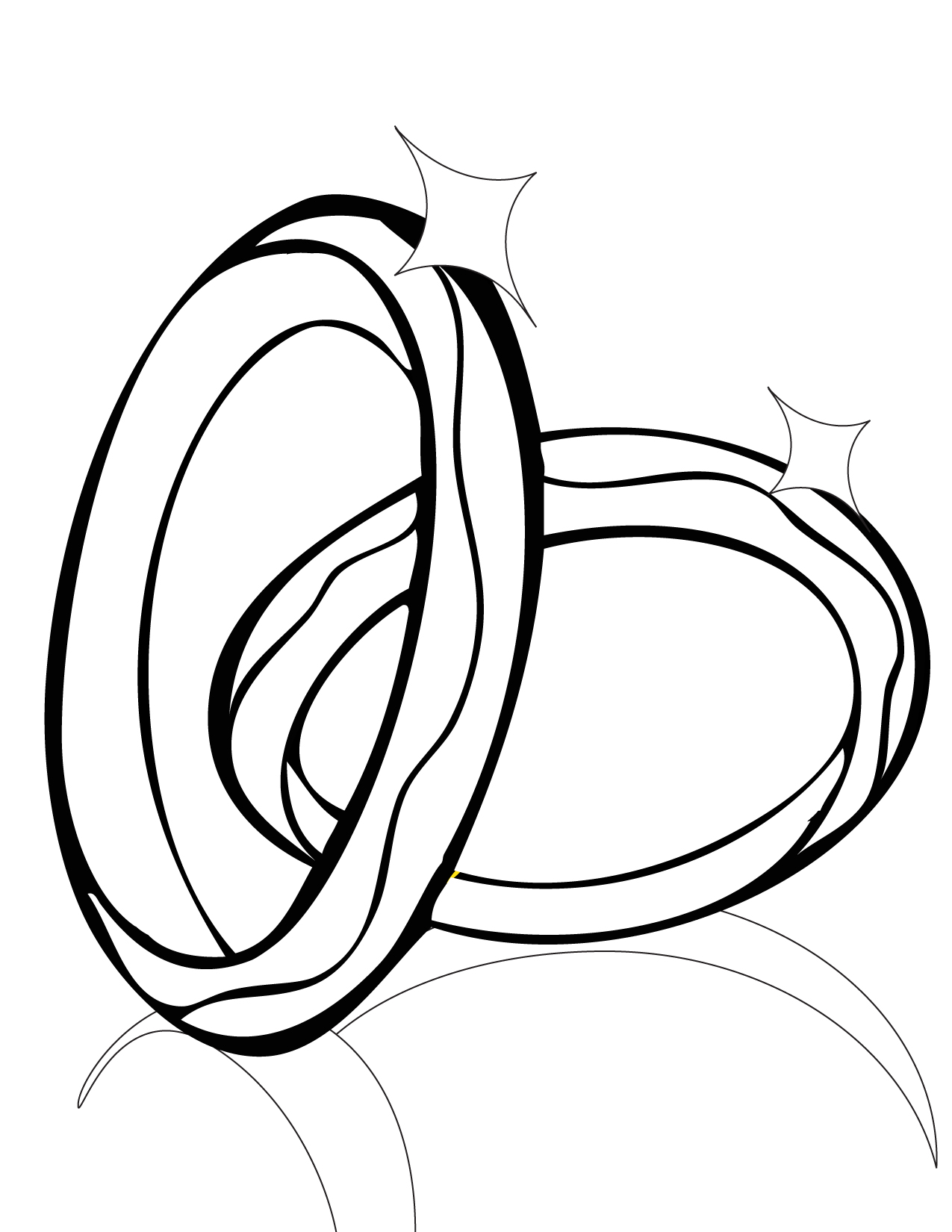 Wedding Ring Printable Coloring Pages
