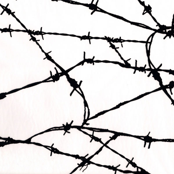 Barbed Wire, blk on wht [LL-498] : Liquid Images, Inc., WATER ...