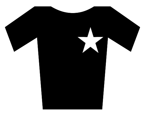 680 views Soccer Jersey Black-White (star).png