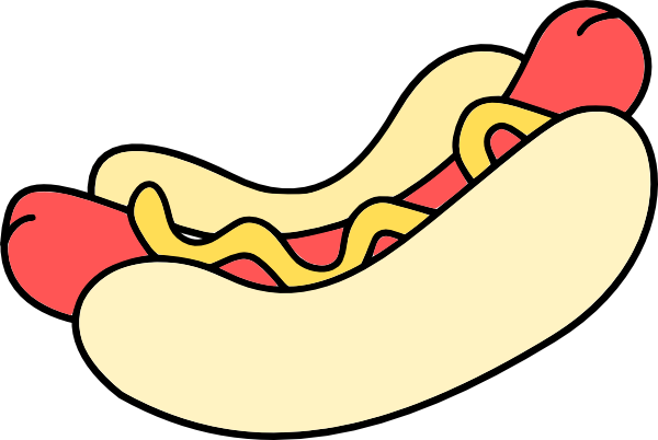 Hotdog Sandwitch Clip Art - vector clip art online ...