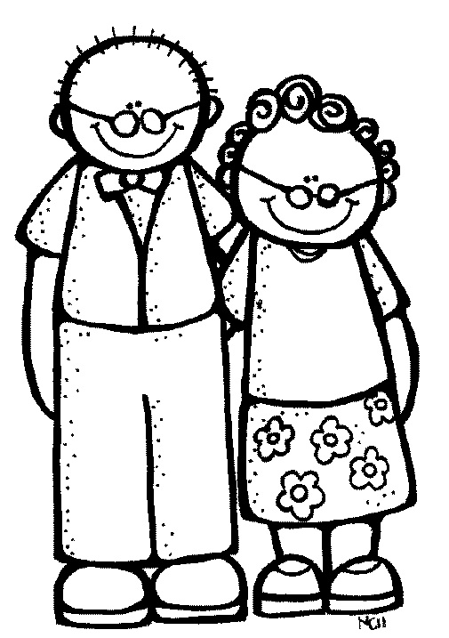 clipart grandparents with grandchildren - photo #28