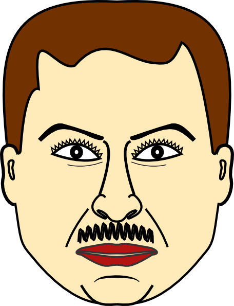 Man Face clip art - vector clip art online, royalty free & public ...