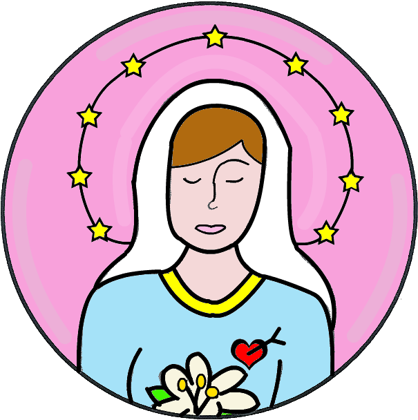 clipart of mother mary - photo #11