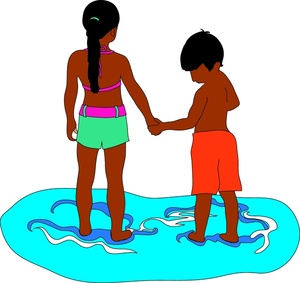 Siblings Clipart Image - Mexican Boy and His Big Sister Holding ...