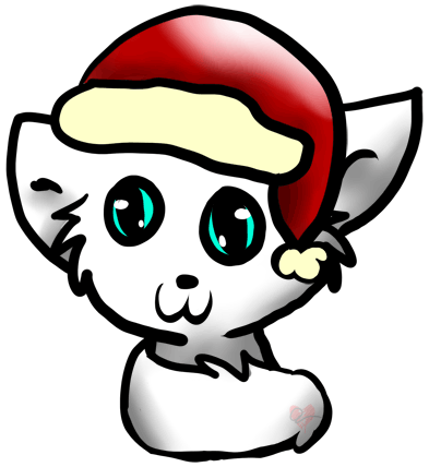 Cute Cat Face Cartoon Christmas, Echo's Cute Cat Cartoons with ...