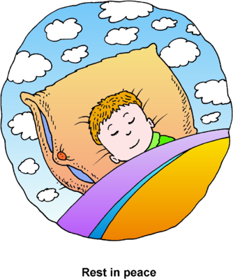 Restful Sleep - Rest in peace - Christart.com