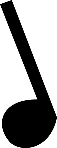 453 views Single Music Note Clipart