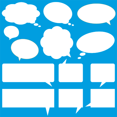 Text Bubble Vector - ClipArt Best