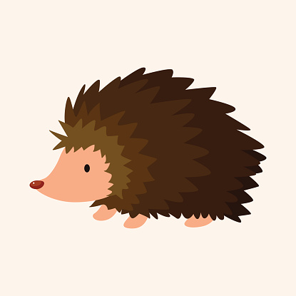 Hedgehog Clip Art, Vector Images & Illustrations