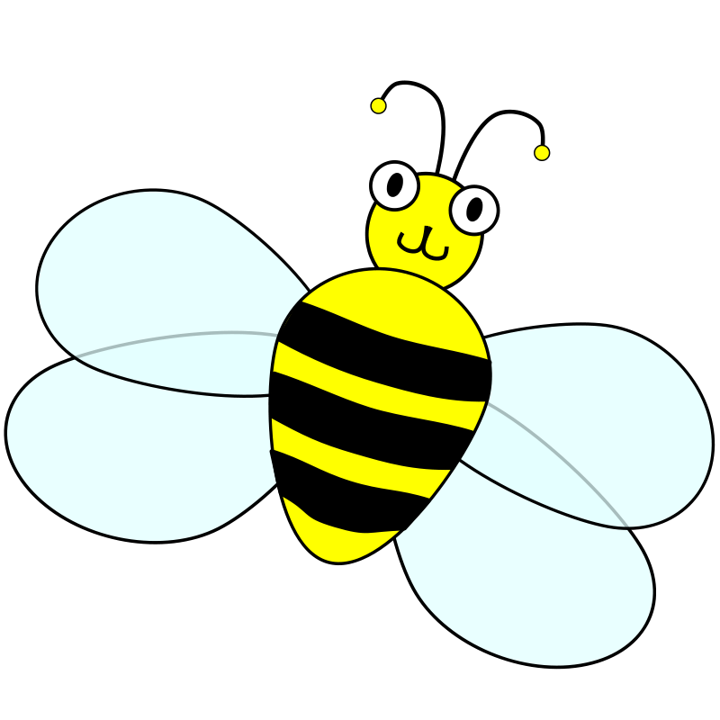 Bee Cartoon Clipart