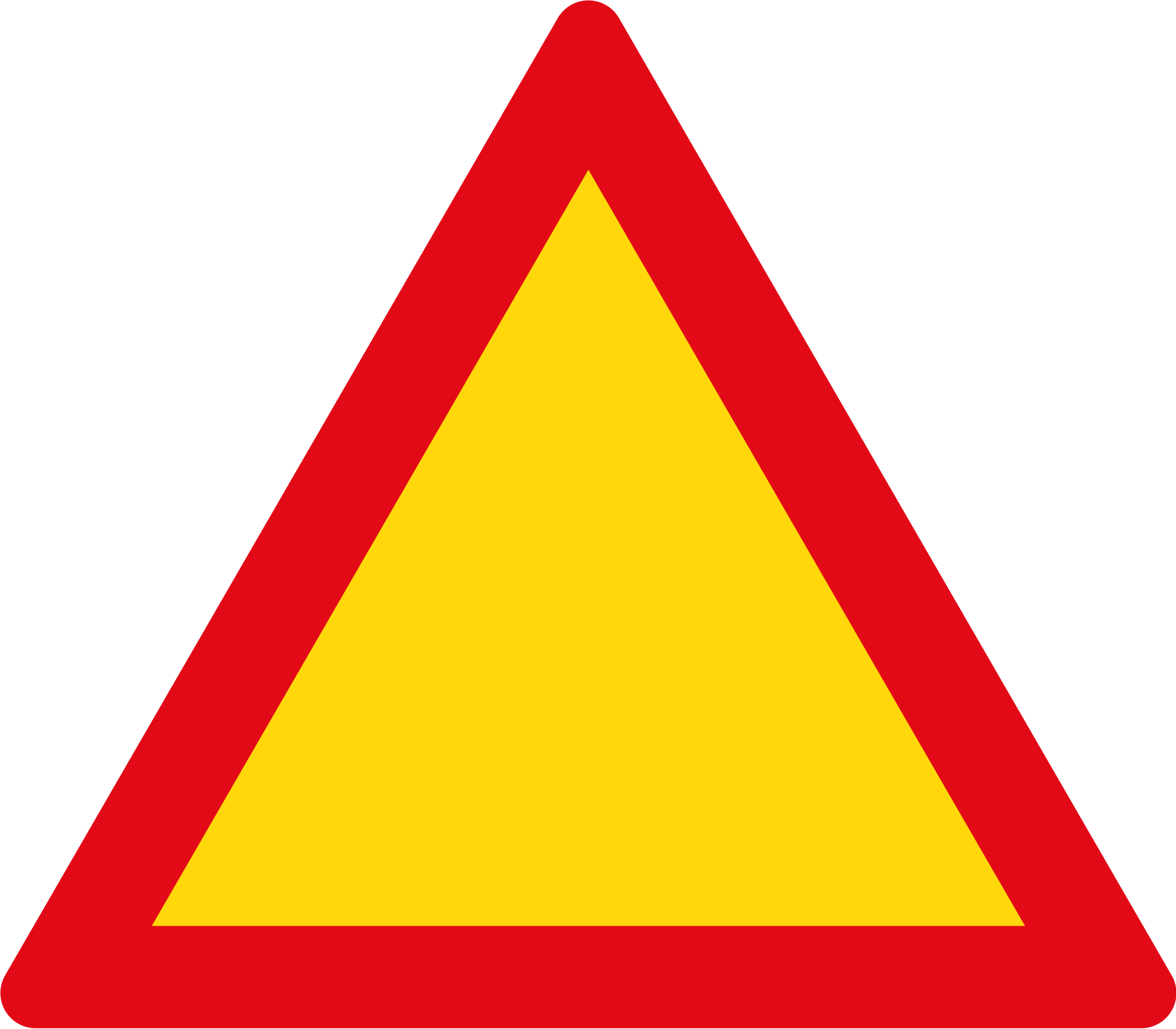 File:Triangle warning sign (red and yellow).svg