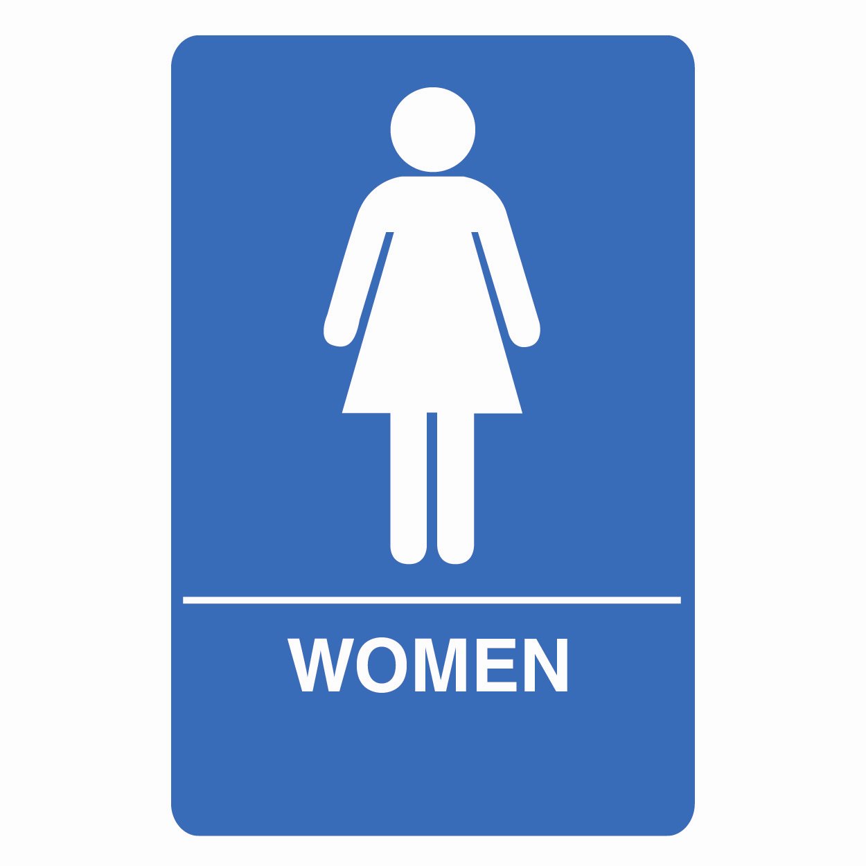 Palmer Fixture IS1003-1 B ADA Compliant Women Restroom Sign | ATG ...
