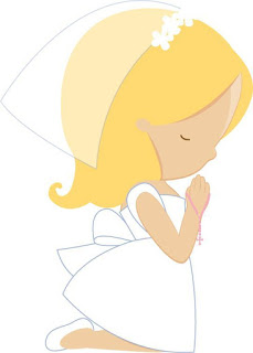 First communion silhouette clipart