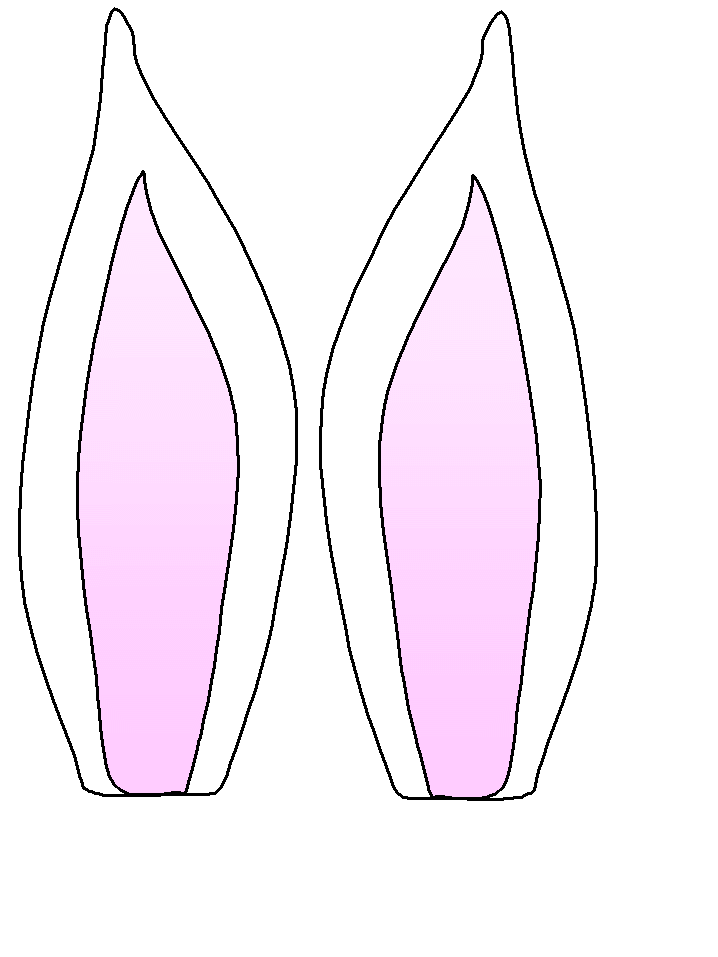 bunny ears hat template