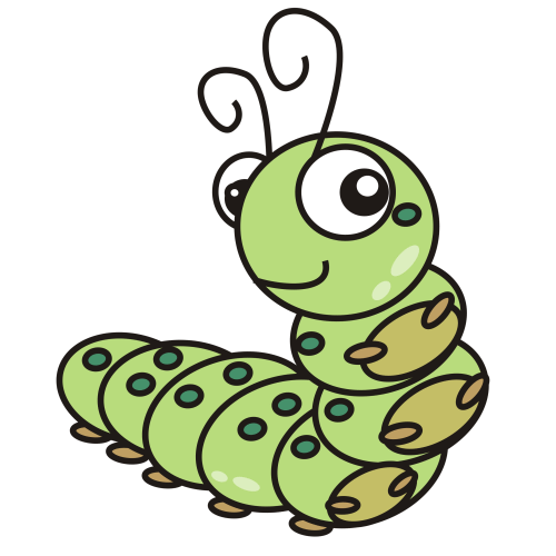 Cartoon Caterpillar - ClipArt - Free Clipart Images