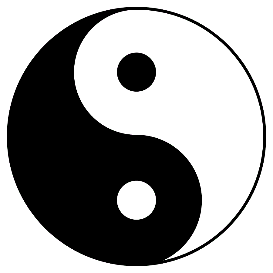 Yin Yang Zeichen - ClipArt Best