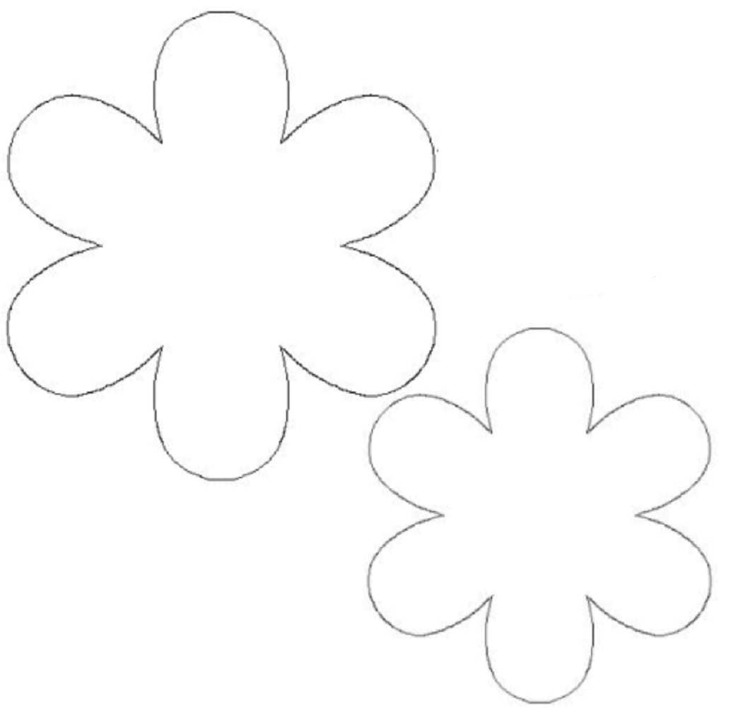 Templates for - punch/paint/needle | Flower Template, Cl…